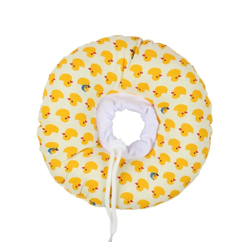 Cozy Paws Soft Pet Recovery Collar-Yellow Duck