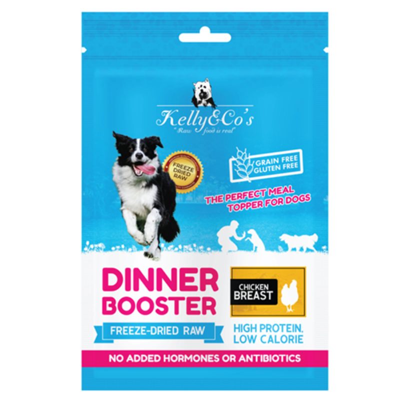 KELLY & CO'S Freeze Dried Dinner Booster For Dog Chicken Breast Topper -50g