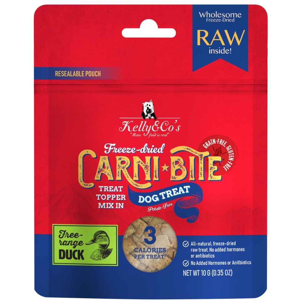KELLY & CO'S Freeze Dried Carni Bite Topper Mix In Duck For Dog Treat -10g