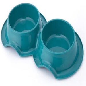 Pets Club Plastic Double Bowl Anti-Ant Without Bowl, 98 ml, Size 38*21*5.5 Cm -Gr