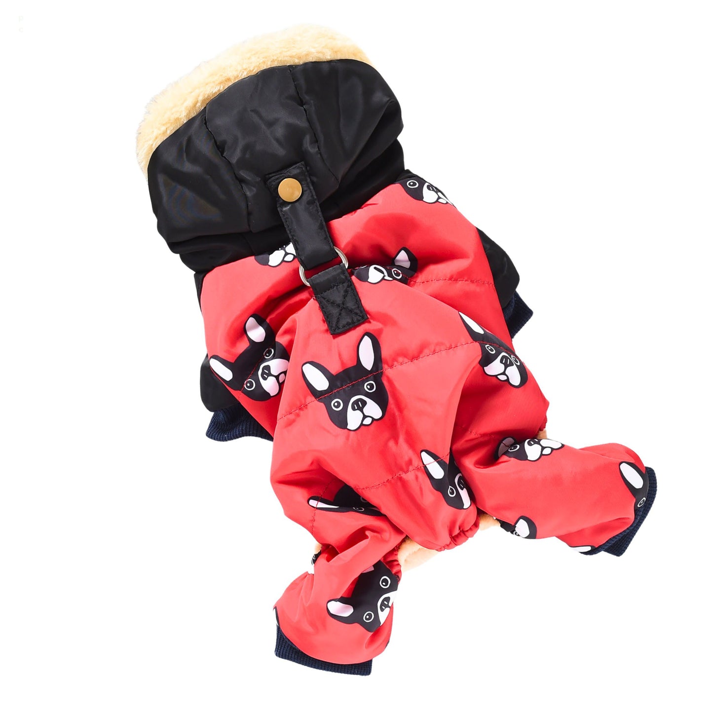 Hong Pet Dogface Printed Jacket Xl - Red