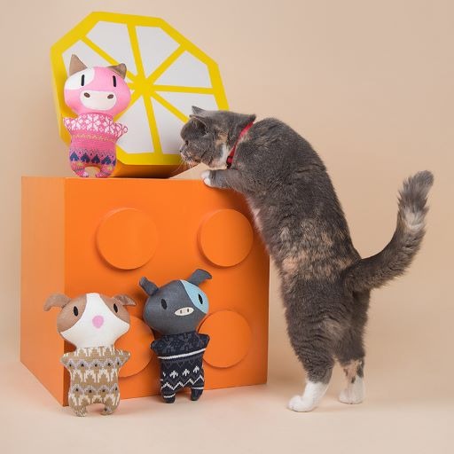 Puppy Life Wool And Cotton Pet Toy For Dog And Cat ,Size: 26*18Cm