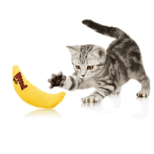 For Pet Banana With Catnip Toy