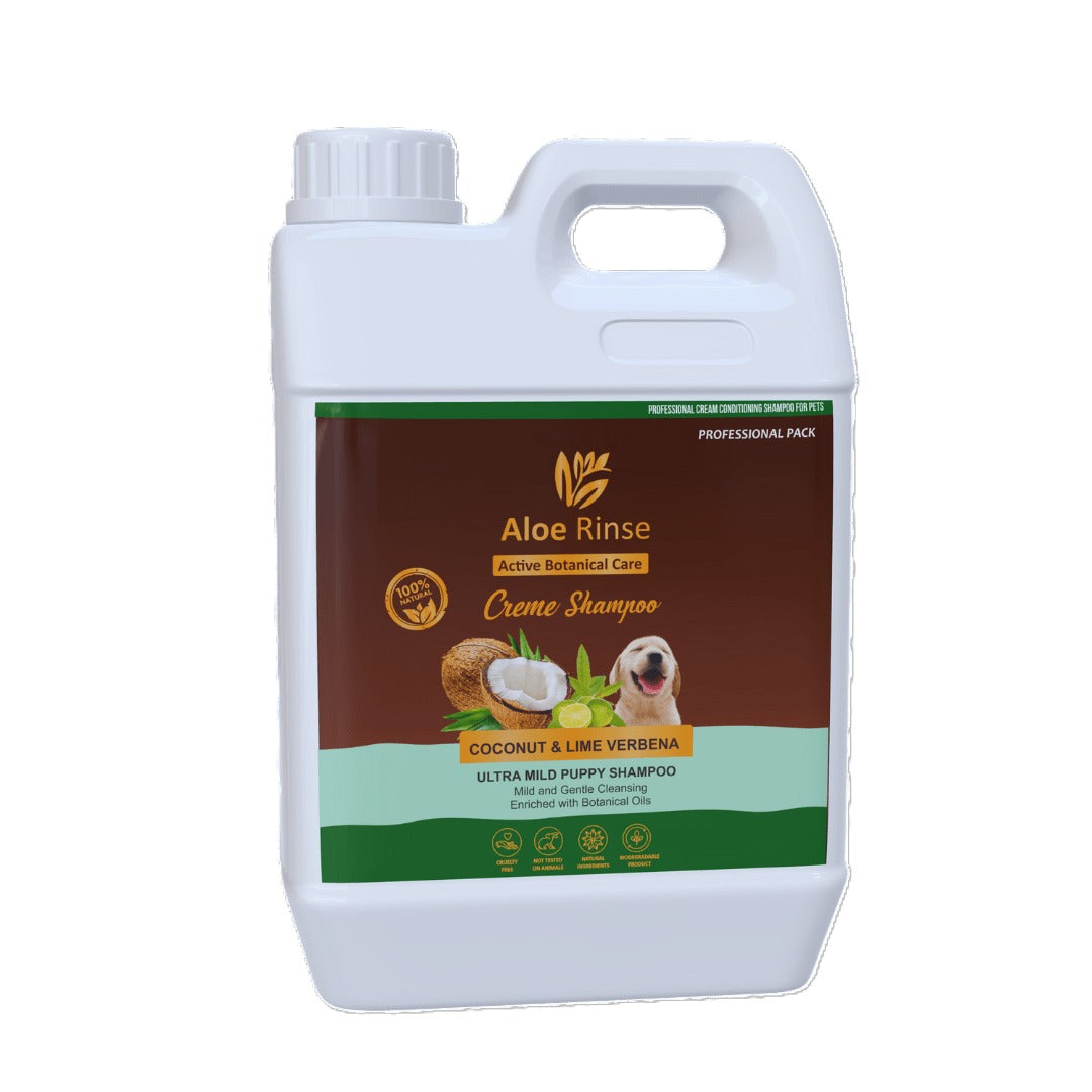 Noventis Aloe Rinse Crème Puppy Shampoo 5 ltrs