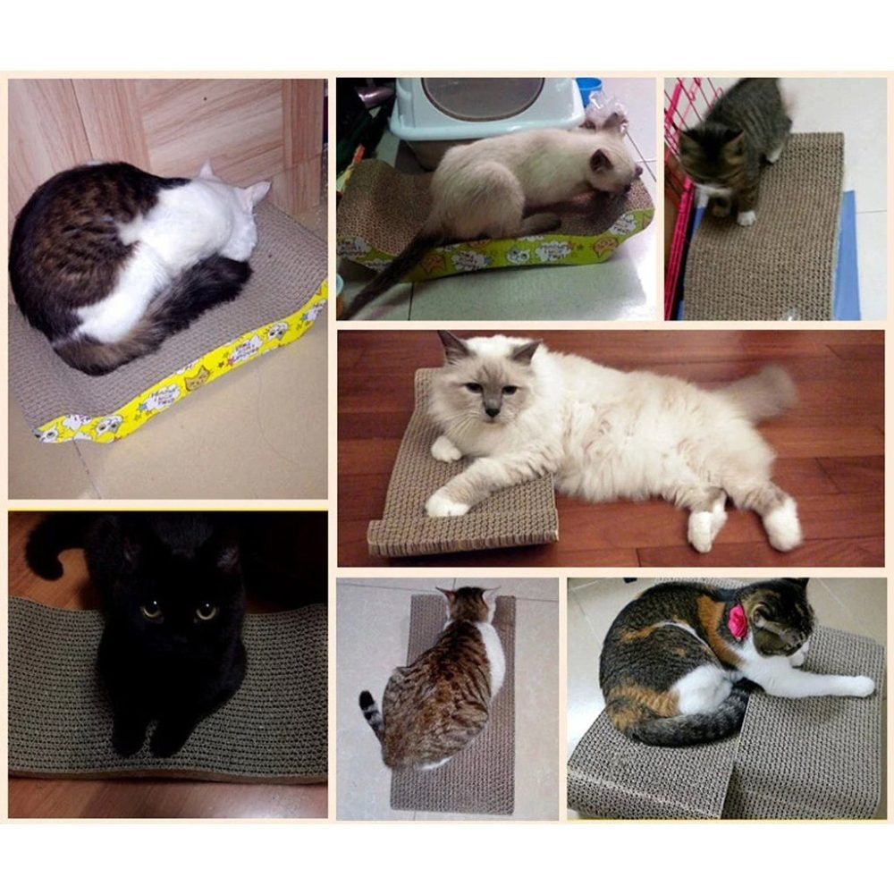 Cozy Paws Cat Scratching Board With Catnip- 43x21x3.6cm