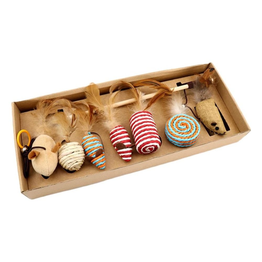 Its Meow Wood Stick With Fruits,Size: 40Cm