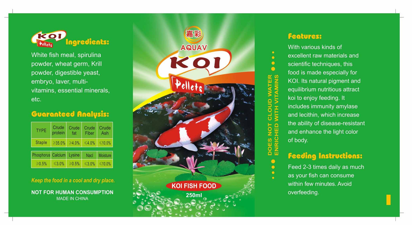 Aquav Koi Pellets
