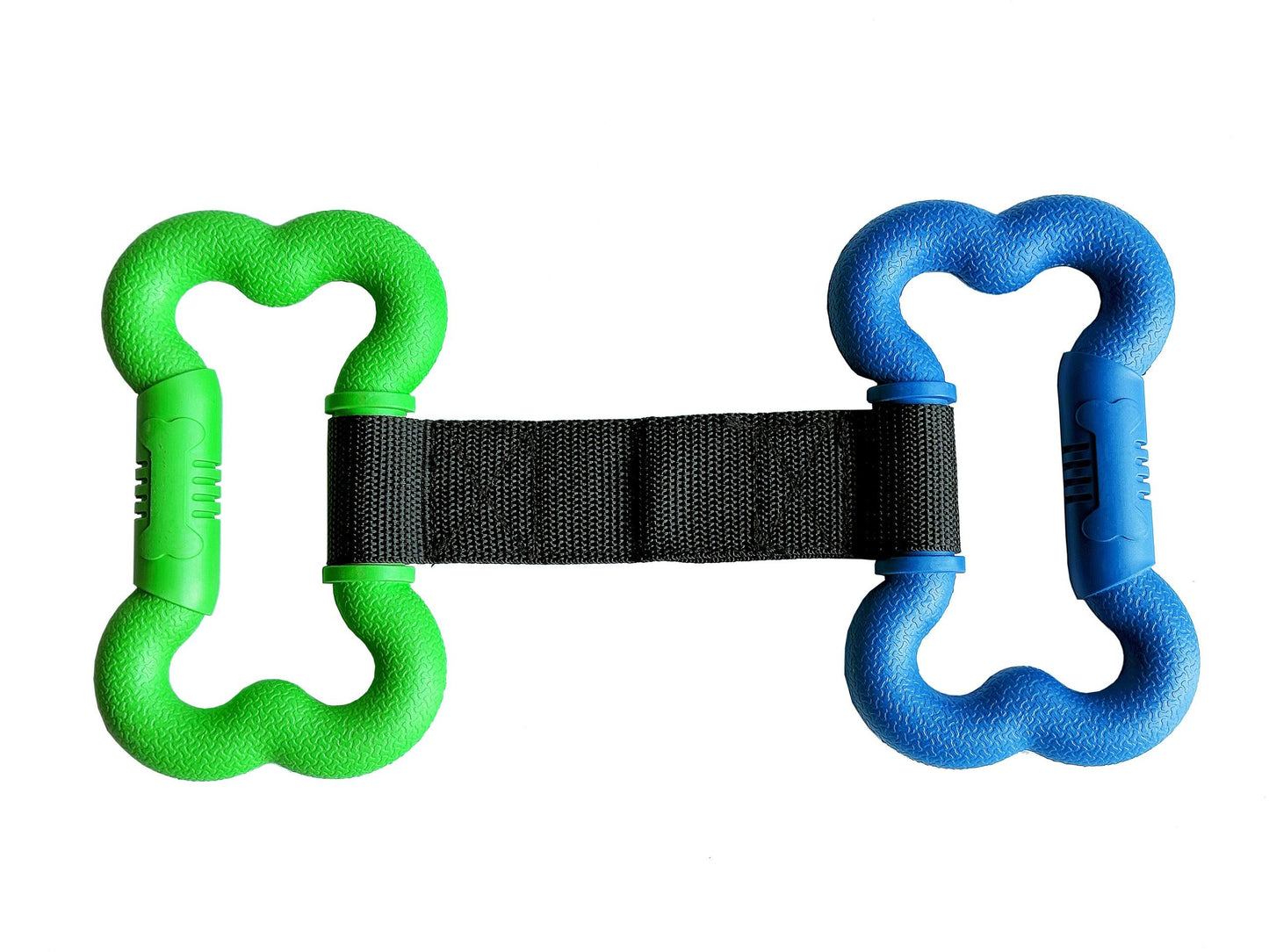 Miss Bear Colorful Two Chain Rubber Dog Chew Toy (Medium Dogs)