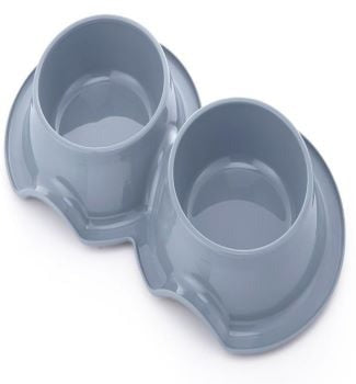Pets Club Plastic Double Bowl Anti-Ant Without Bowl, 98 ml, Size 38*21*5.5 Cm -G