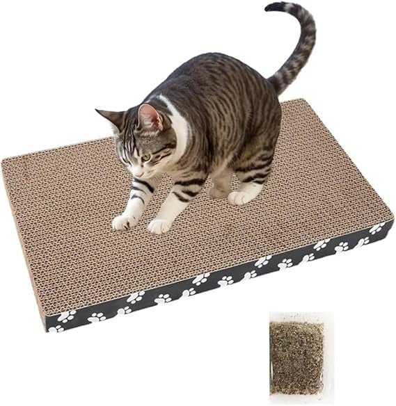 Cozy Paws Cat Scratch Board With Cat Nip-43* 19.9*6cm
