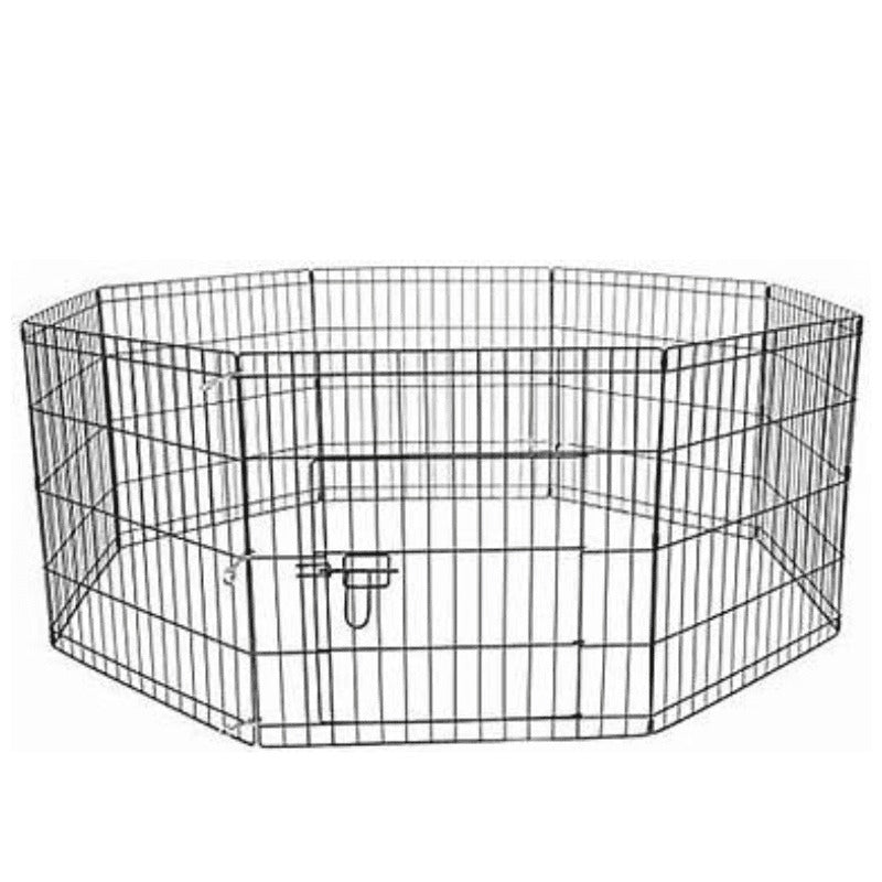 Cozy Paws Metal Foldable Pet Play Pen With Door (8 Panels)-61*61 Cm