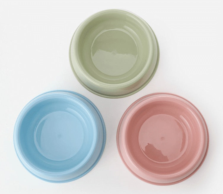 Pets Club Plastic Bowl Single Small -45 ml - 15*13*5 Cm - Blue