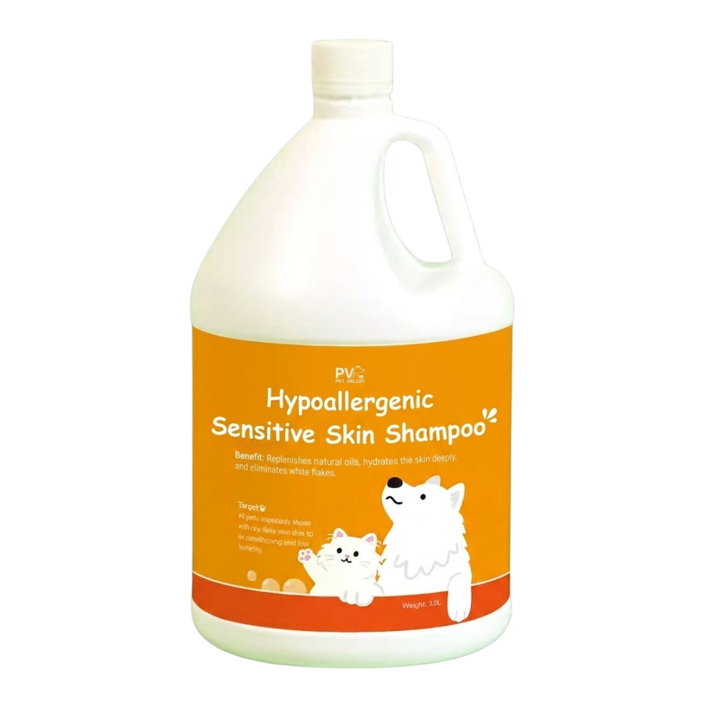 Pet Valley Hypoallergenic Sensitive Skin Pet Shampoo ? 3.8L