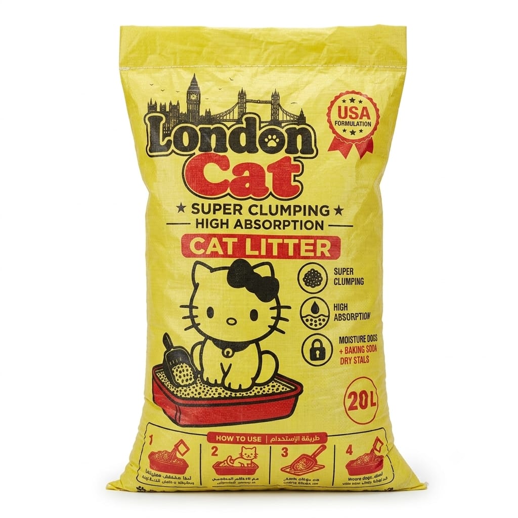 London Cat Super Clumping Cat Litter ? Lavender ? 20L (17kg)