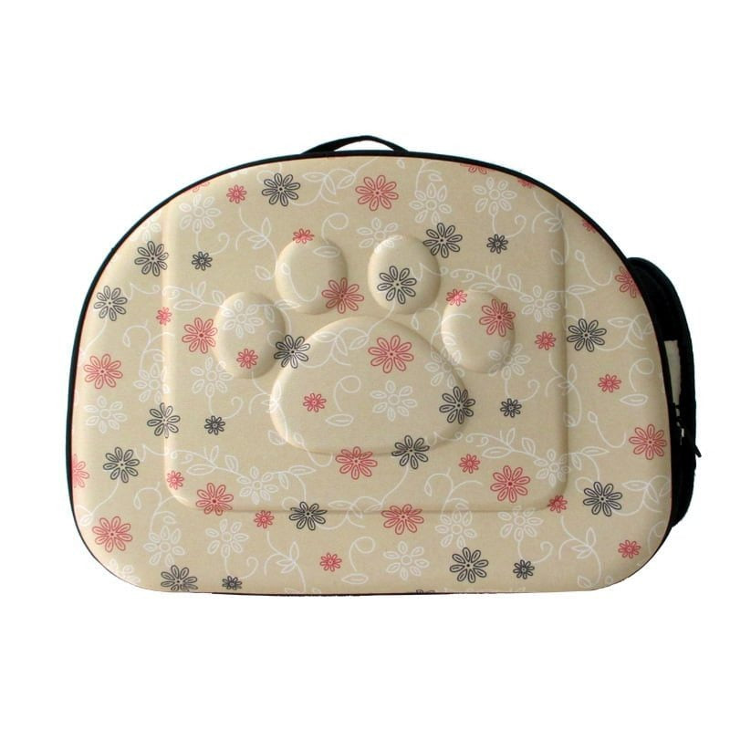 For Pet Soft Breathable Footprint Design Shoulder Bag - Large - 43*38*8Cm