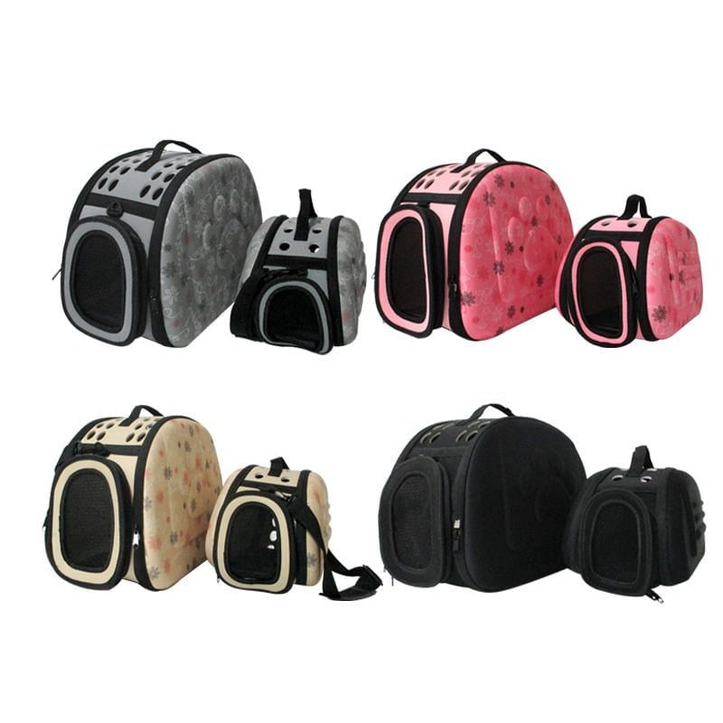 For Pet Soft Breathable Footprint Design Shoulder Bag - Large - 43*38*8Cm