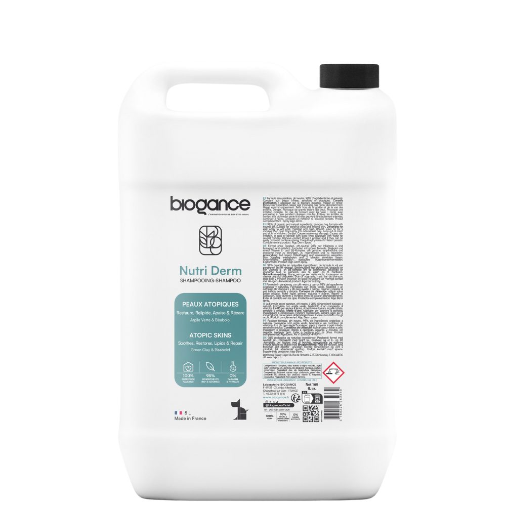 Biogance Nutri Derm (sensitive to atopic skins) Medicated Shampoo 5L