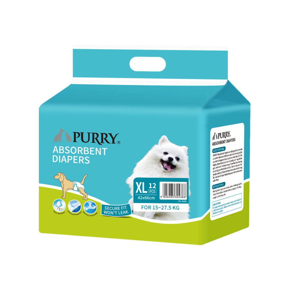 PURRY Ultra Absorbent Pet Diapers ? 42*66cm