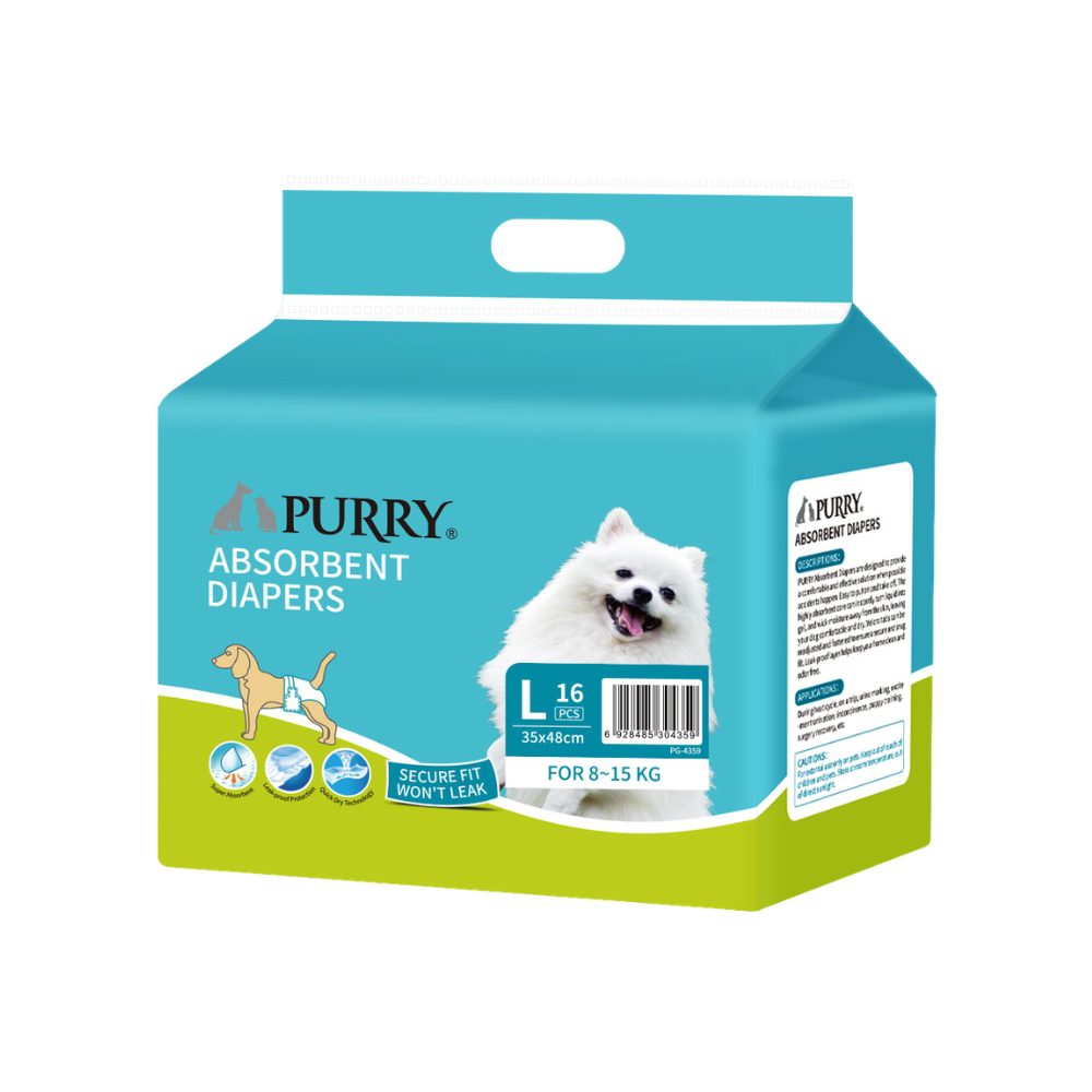 PURRY Ultra Absorbent Pet Diapers ? 35*48cm