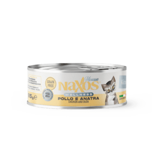 Naxos Kitten Grain Free Chicken & Duck Mousse 85g (Pack of 12)
