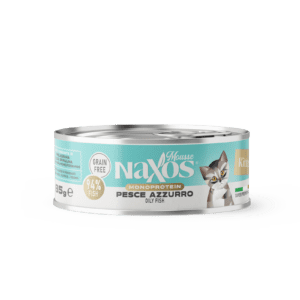 Naxos Kitten Grain Free Monoprotein Oily Fish Mousse 85g (Pack of 12)