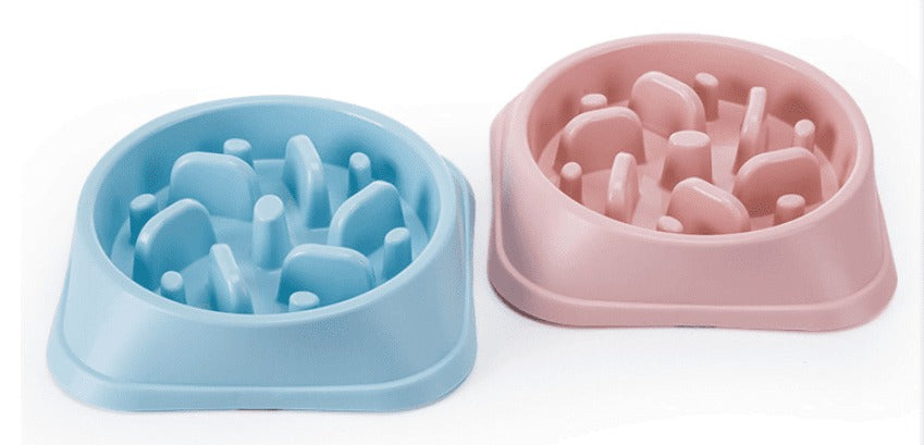 Pets Club Anti Choke Bowl -X Large - 25*25*6 Cm - Pink