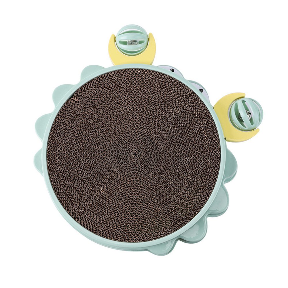 Cozy Paws Crab-Shaped Cat Scratcher with Balls & Catnip (38?38?8.3cm)