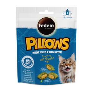 Fedem Pillows Cat Treats ?Milk Flavour 50g