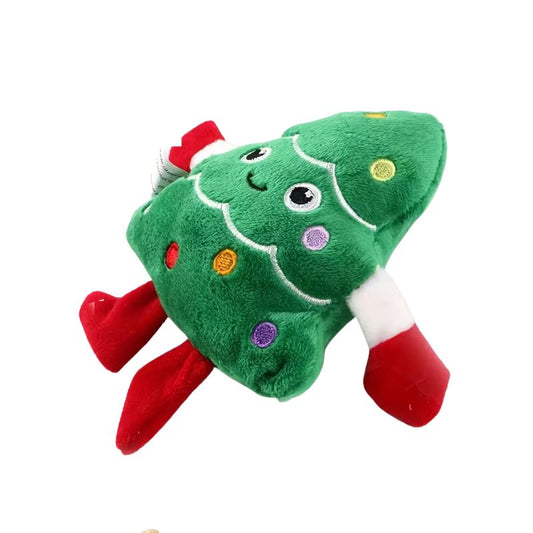 1pc Christmas Tree Plush Toy for Small Dogs