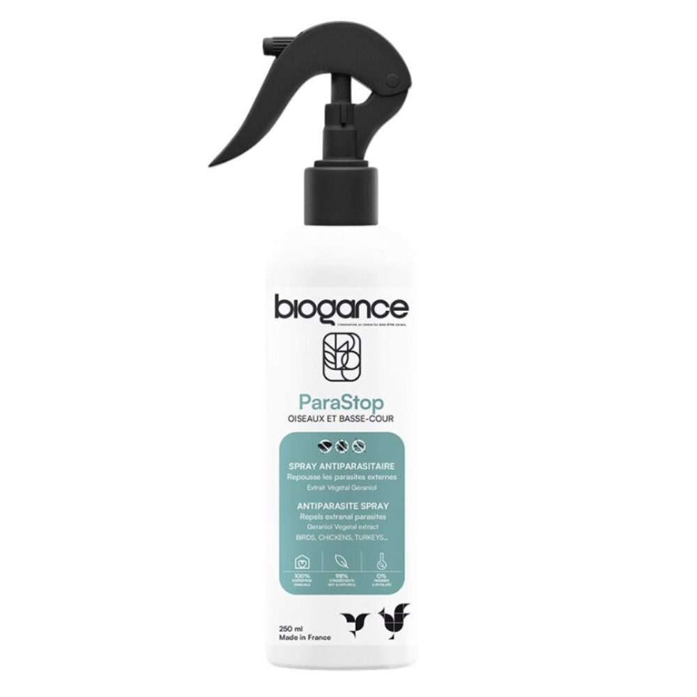 Biogance Organic Antiparasite Spray for Birds-Chickens-Turkeys -250ml