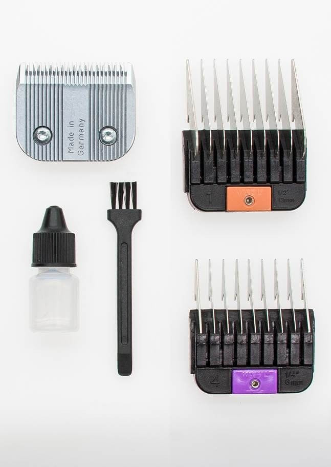 Moser Max50 Professional Corded Animal Clipper For Big/Small Animals With 0.1Mm Blade Set