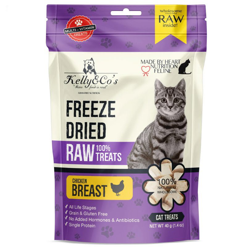 KELLY & CO?S Single Ingredient Freeze-dried Chicken Breast for Cat - 40g