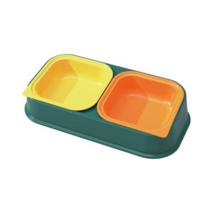Pakeway Q Bubble Pet Bowl- Green-Large-36.2*20*8.0 Cm