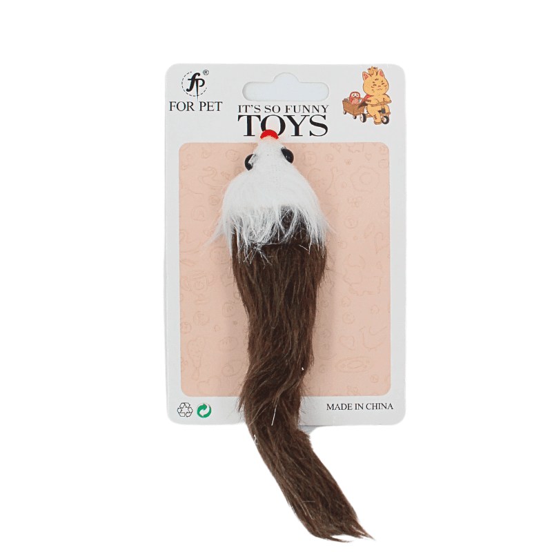 For Pet  Mouse Plush Squeaky Toys For Cats (Mixed Colours)