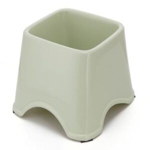 Pets Club Deep Plastic Bowl -207 ml -21*20*12 Cm - Green