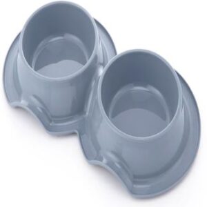 Pets Club Plastic Double Bowl Anti-Ant Without Bowl, 98 ml, Size 38*21*5.5 Cm -G