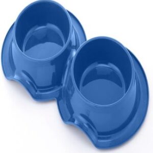 Pets Club Plastic Double Bowl Anti-Ant Without Bowl, 98 ml, Size 38*21*5.5 Cm-B