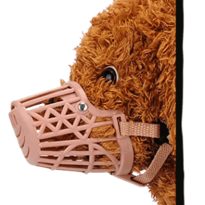 Woofy Adjustable Plastic Dog Muzzle Anti-Bite Dog Mouth Mask