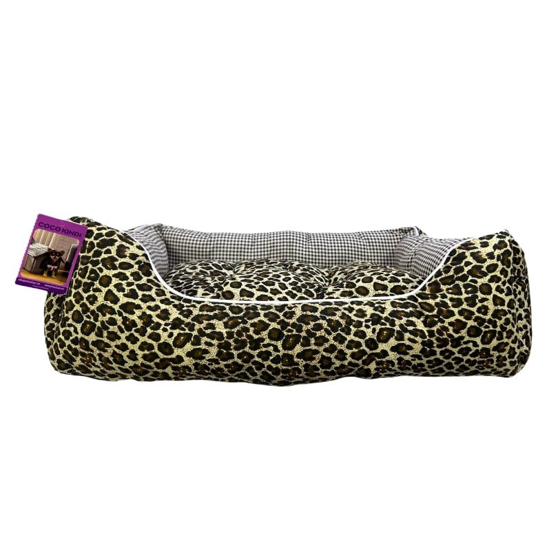 Coco Kindi Black Dotted Washable Sofa Cotton Bed