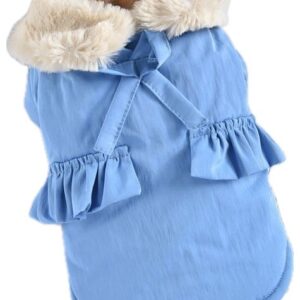 Hong Pet Jean Jacket for winter