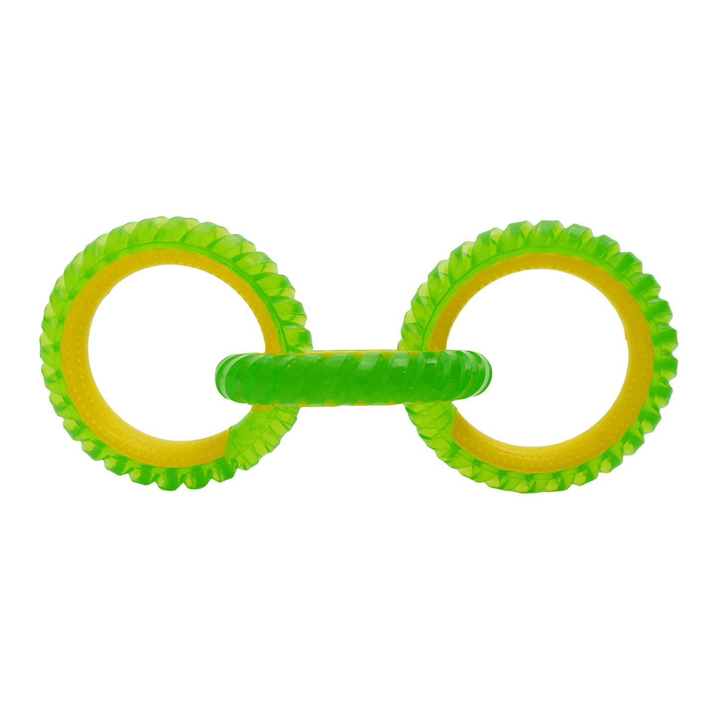 Miss Bear Colorful TPR 3-Ring Dog Chew Toyÿ( M/L Dogs)