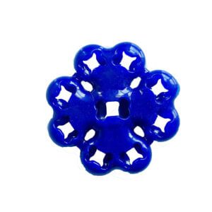 Miss Bear Colorful TPR Round Dog Chew Toy (S/M Dogs)