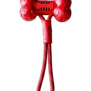 Miss Bear Colorful Bone with Rope Dog Chew Toyÿ(M/L Dogs)