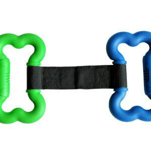 Miss Bear Colorful Two Chain Rubber Dog Chew Toyÿ(Medium Dogs)
