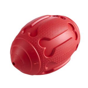 Miss Bear Colorful Concave Rugby Ball Squeaker Dog Toyÿ( Small Dogs)