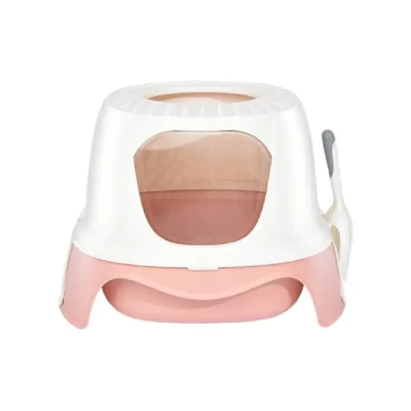Pakeway Ark Series Rocket Cat Litter Box-55.8x51x39cm (Mixed Colors)