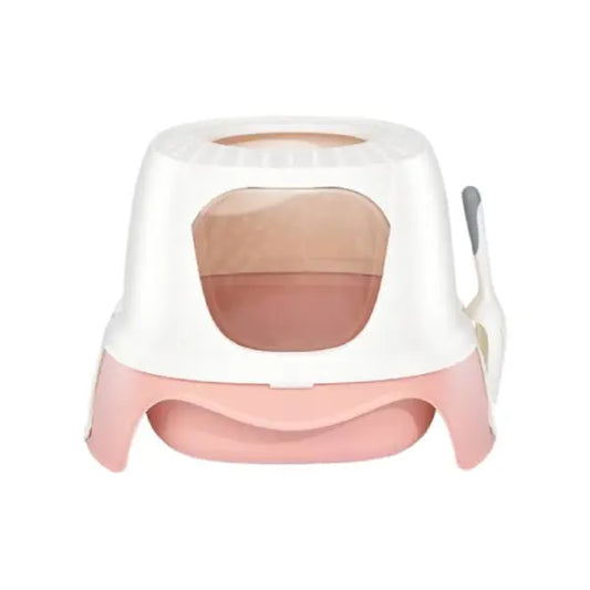 Pakeway Ark Series Rocket Cat Litter Box-55.8x51x39cm (Mixed Colors)