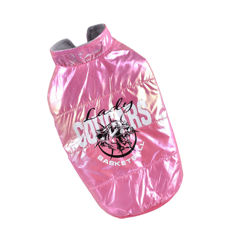 Hong Pet Colorful Pearl Vest Jacket - Pink