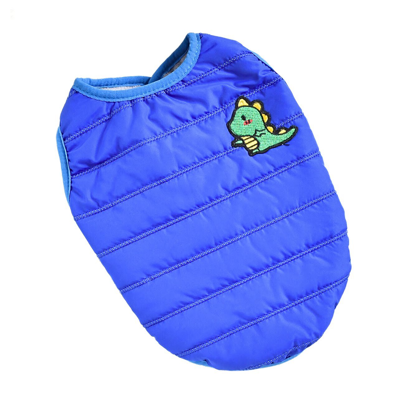 Hong Pet Cotton Padded Vest Coat  - Blue