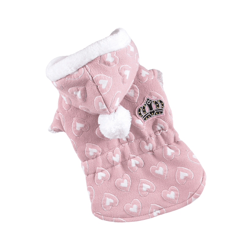 Hong Pet Love Jacket With A Cinched Waist - Pink